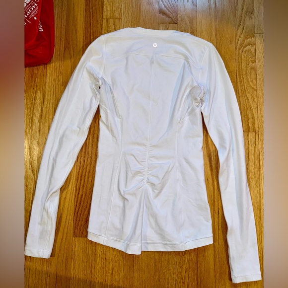 Lululemon Brushed Long Sleeve running top - new- size 2 - vintage and rare - Picture 4 of 6